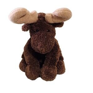 Vintage Mary Meyer Plush Moose Stuffed Animal Toy Cuddly Outdoors Wild Brown 90s